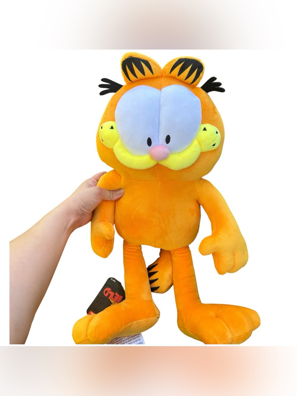 Nickelodeon Garfield Large Orange Tabby Cute Cuddle Plush Stuffed Animal Toy 21”